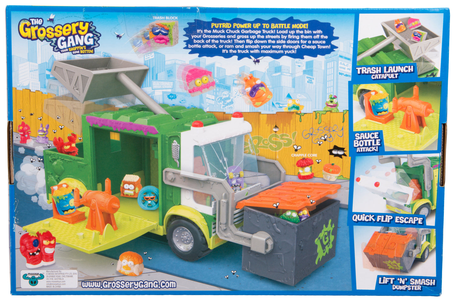 THE GROSSERY GANG S3 PUTRID POWER MUCK TRUCK GARBAGE TRUCK