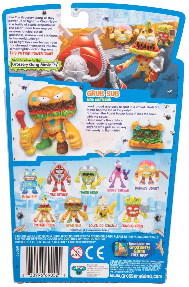 THE GROSSERY GANG S3 PUTRID POWER FIGURE GRUB SUB