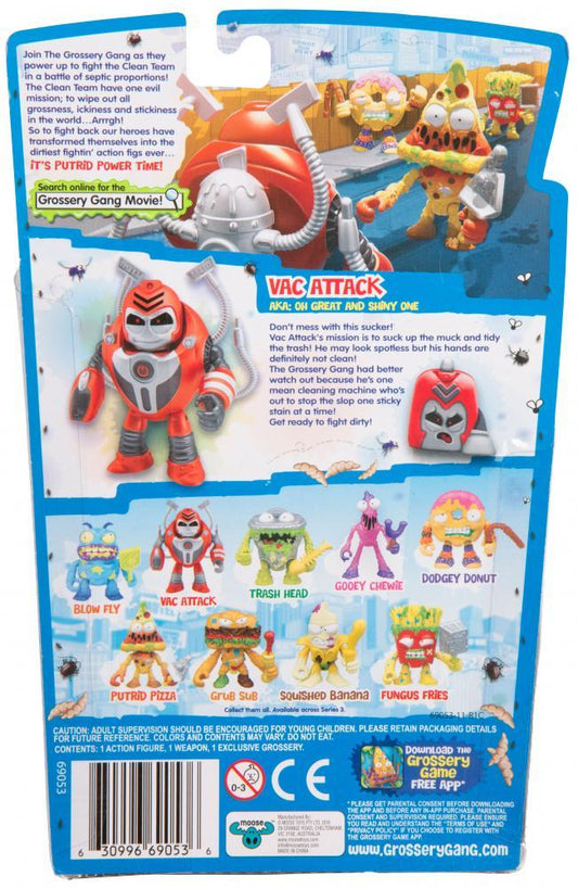 THE GROSSERY GANG S3 PUTRID POWER FIGURE VAC ATTACK