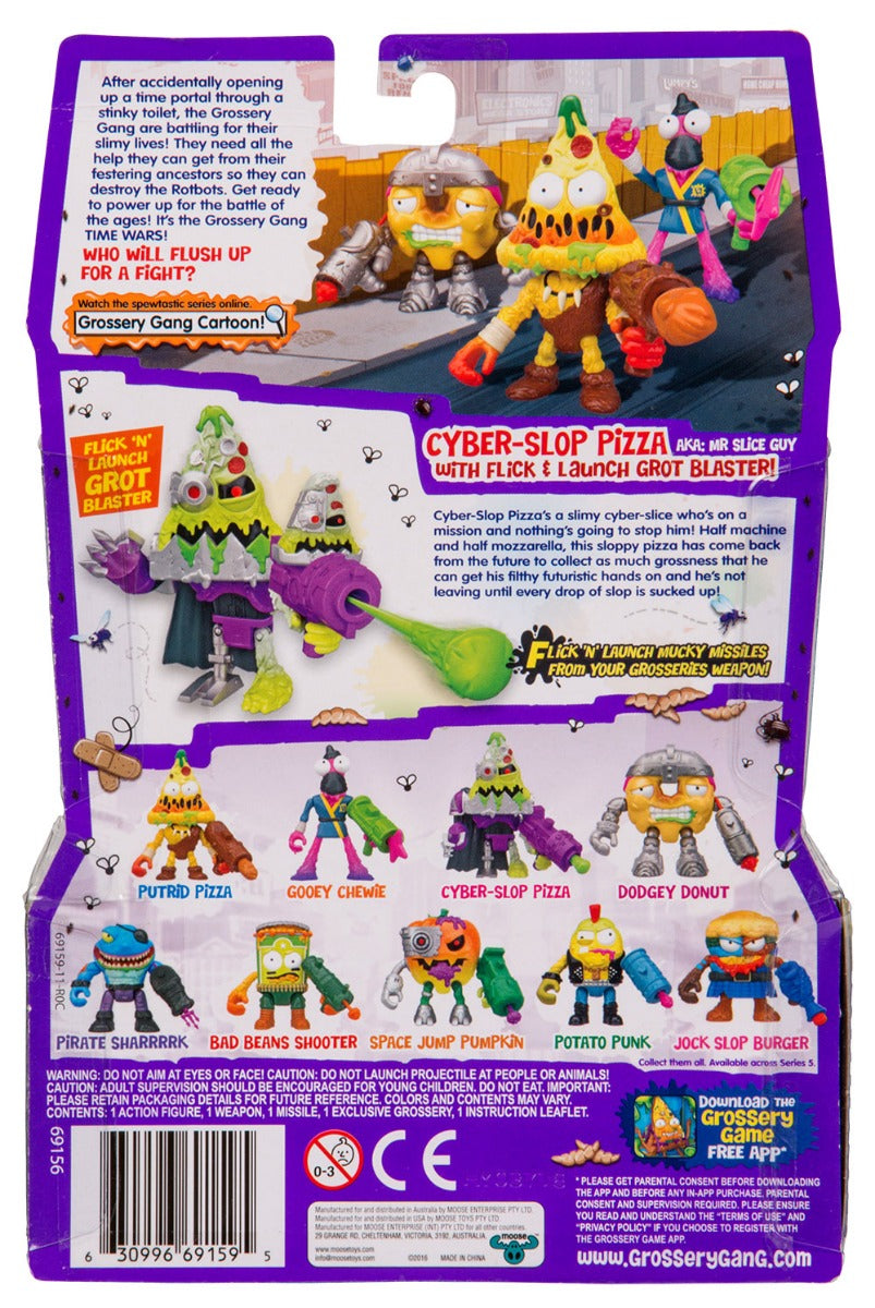 THE GROSSERY GANG S5 W1 ACTION FIGURES CYBER SLOP