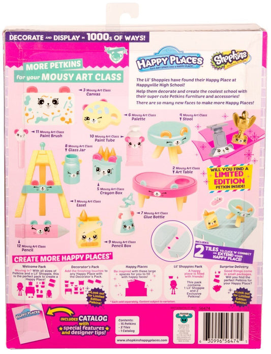 HAPPY PLACES S3 DECORATOR PACK MOUSY ART CLASS