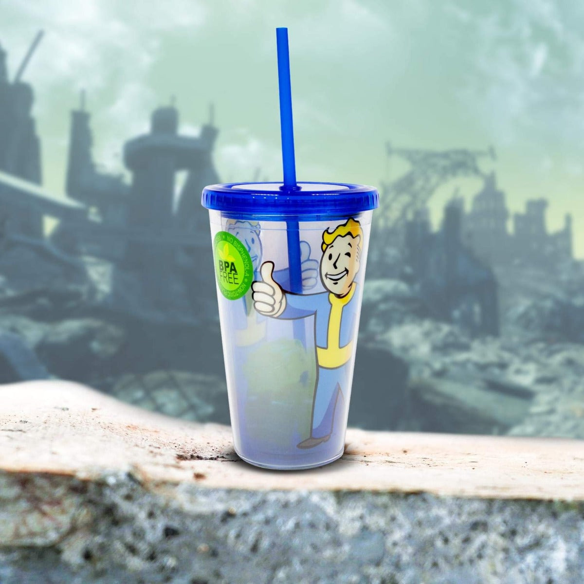 FALLOUT CARNIVAL CUP FEAT. VAULT BOY & VAULT DOOR ICE CUBES