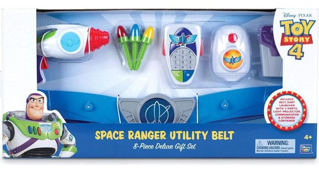 TOY STORY 4 SPACE RANGER UTILITY BELT 8-Piece Deluxe Gift Set