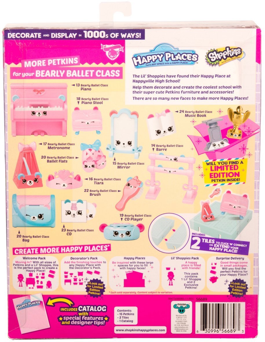 HAPPY PLACES S3 DECORATOR PACK BEARLY BALLET CLASS