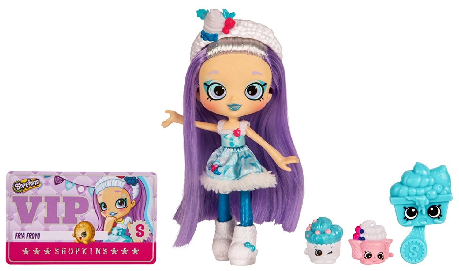 SHOPKINS SHOPPIES S4 SINGLE PACK W1 FRIYA FROYO