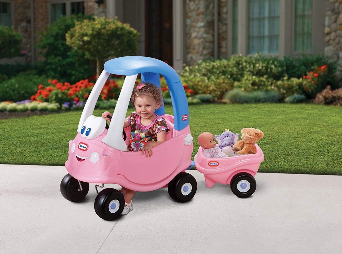 LITTLE TIKES Princess Cozy Coupe Trailer (Pink)