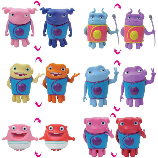 DREAMWORKS HOME 4" COLOUR CHANGING FIGURES SET