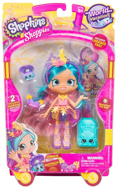 SHOPKINS SHOPPIES S8 W2 THEMED DOLL SINGLE PACK CORALEE