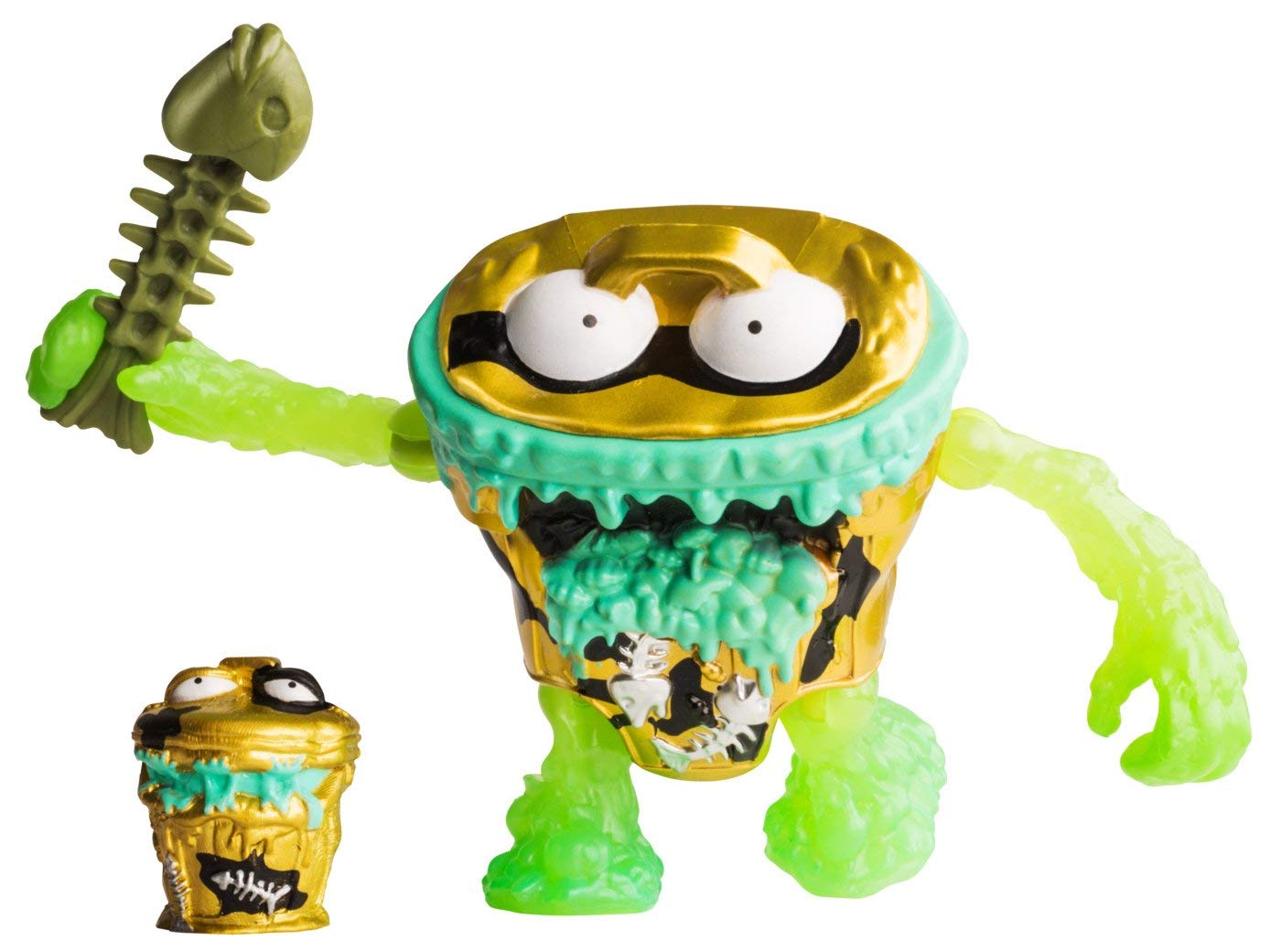 THE GROSSERY GANG S4 W2 BUG STRIKE ACTION FIGURE TRASH HEAD
