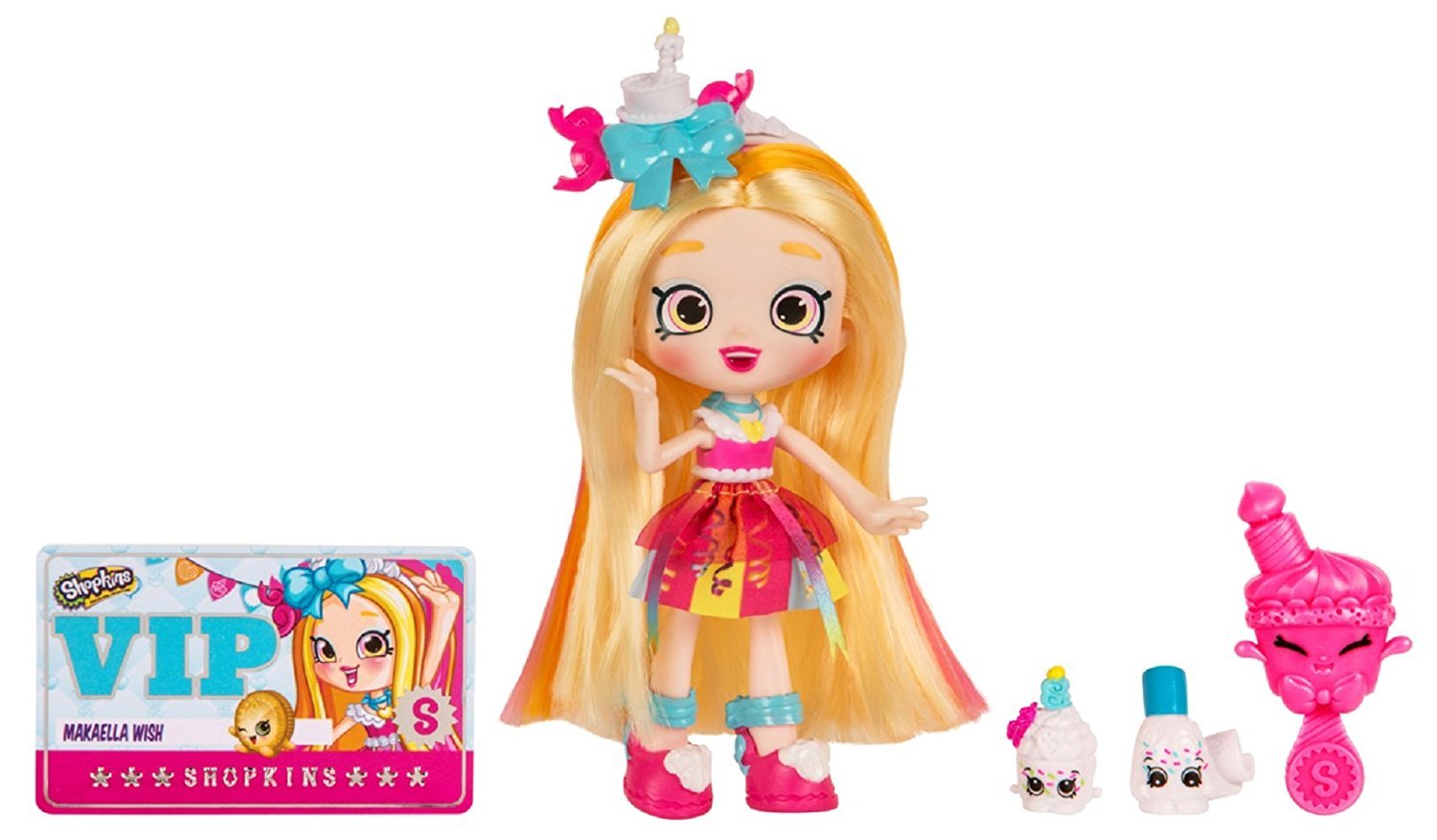 SHOPKINS SHOPPIES S4 SINGLE PACK W1 MAKAELLA WISH