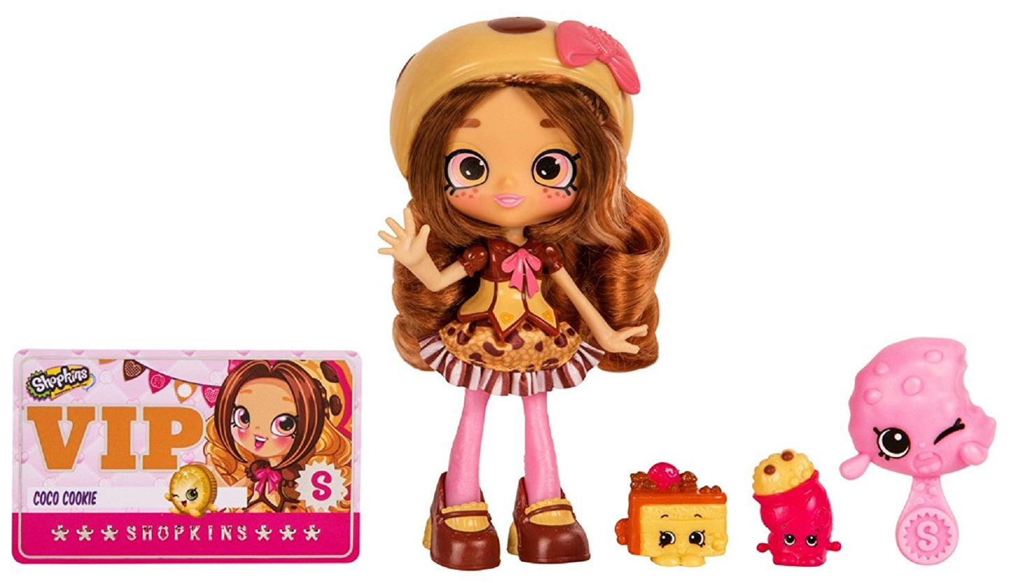 SHOPKINS SHOPPIES S4 SINGLE PACK W1 COCO COOKIE