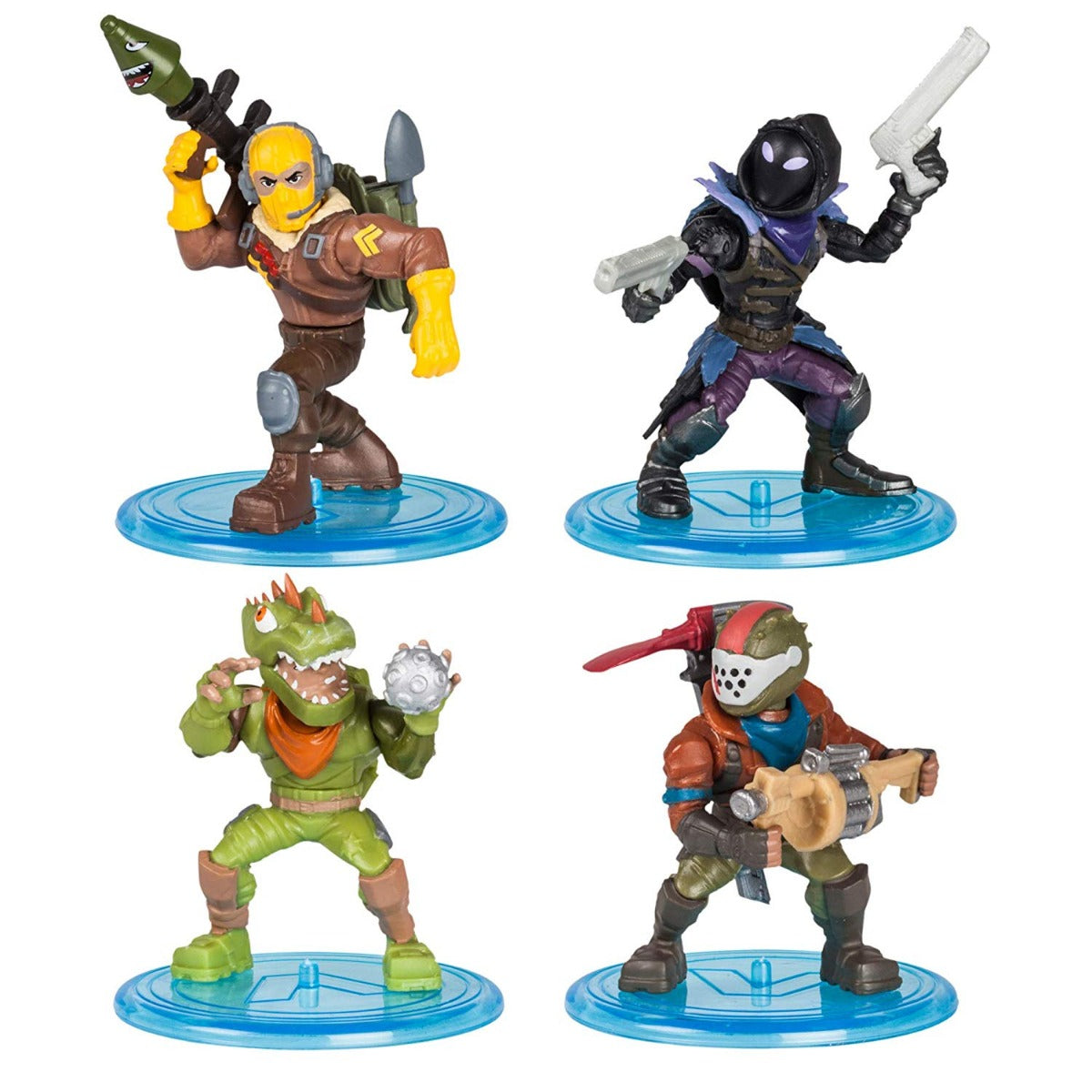 FORTNITE BATTLE ROYALE COLLECTION: SQUAD PACK (raptor, rust lord, rex, raven)