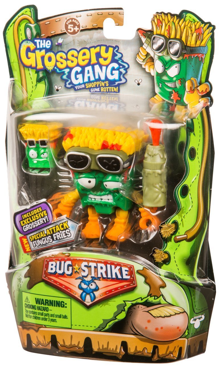 THE GROSSERY GANG S4 W1 BUG STRIKE ACTION FIGURE FUNGUS FRIES