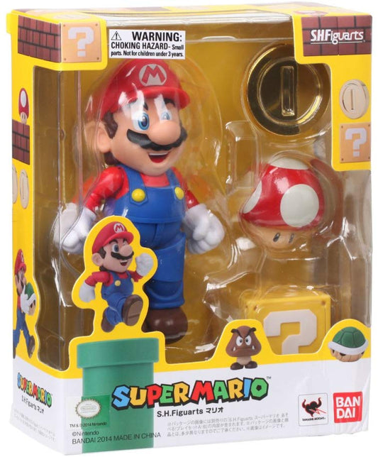 SUPER MARIO S.H.FIGUARTS MARIO ACTION FIGURE