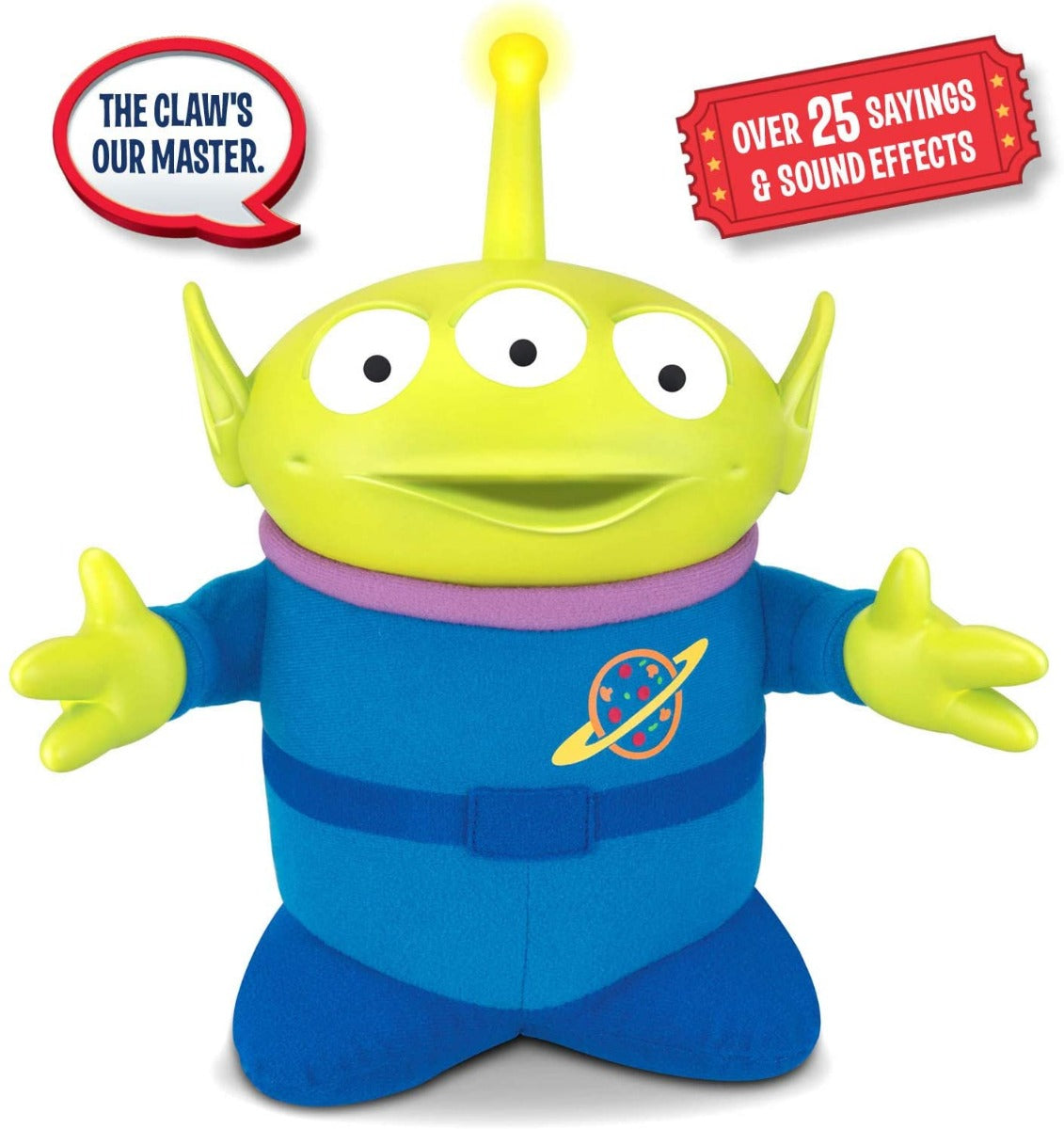 TOY STORY 4 SPACE ALIEN Talks With Light-Up Antenna