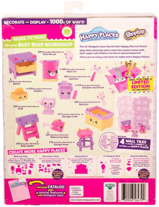 HAPPY PLACES S3 DECORATOR PACK BUSY BEAR WORKSHOP