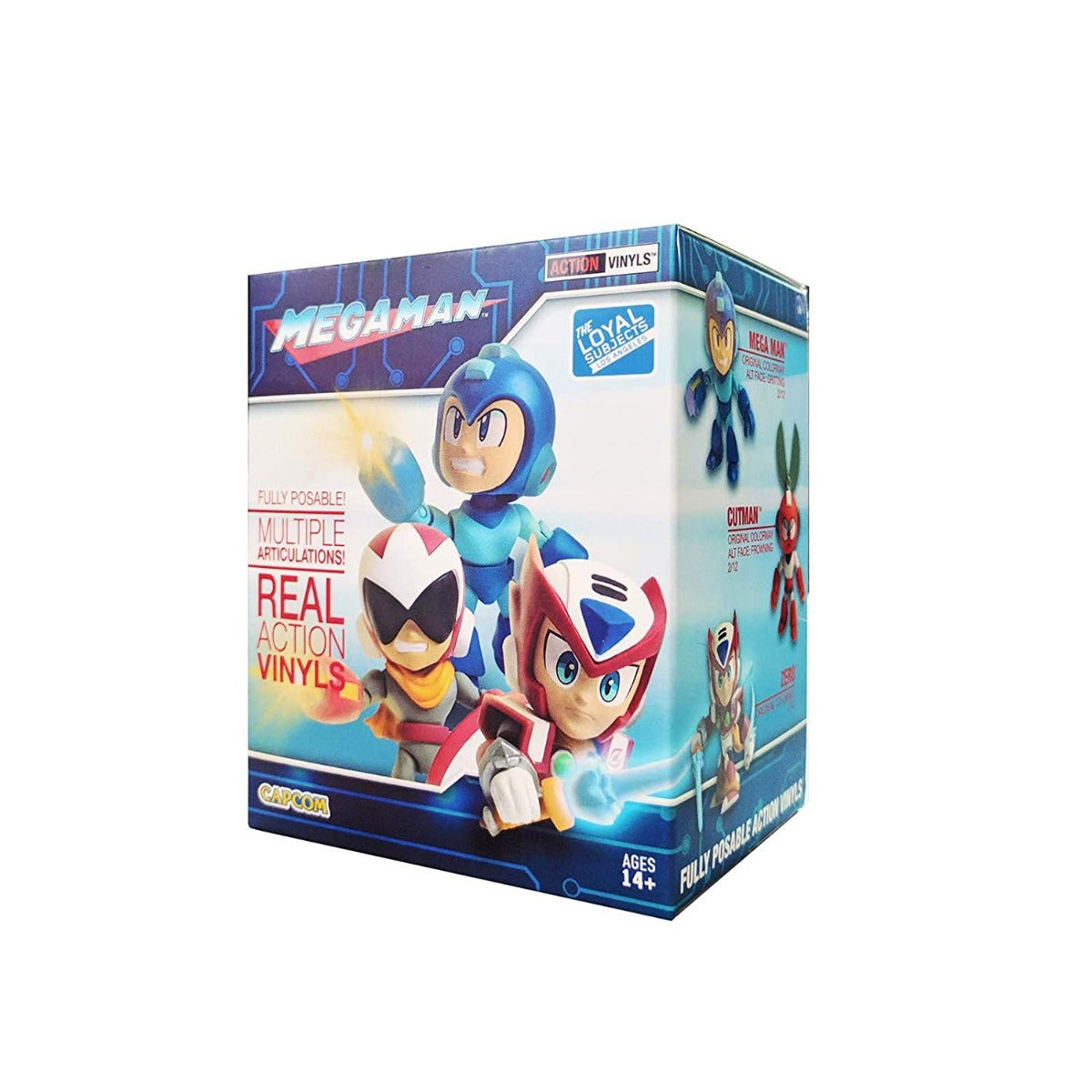 MEGAMAN WAVE 1 ACTION VINYLS PDQ CASE