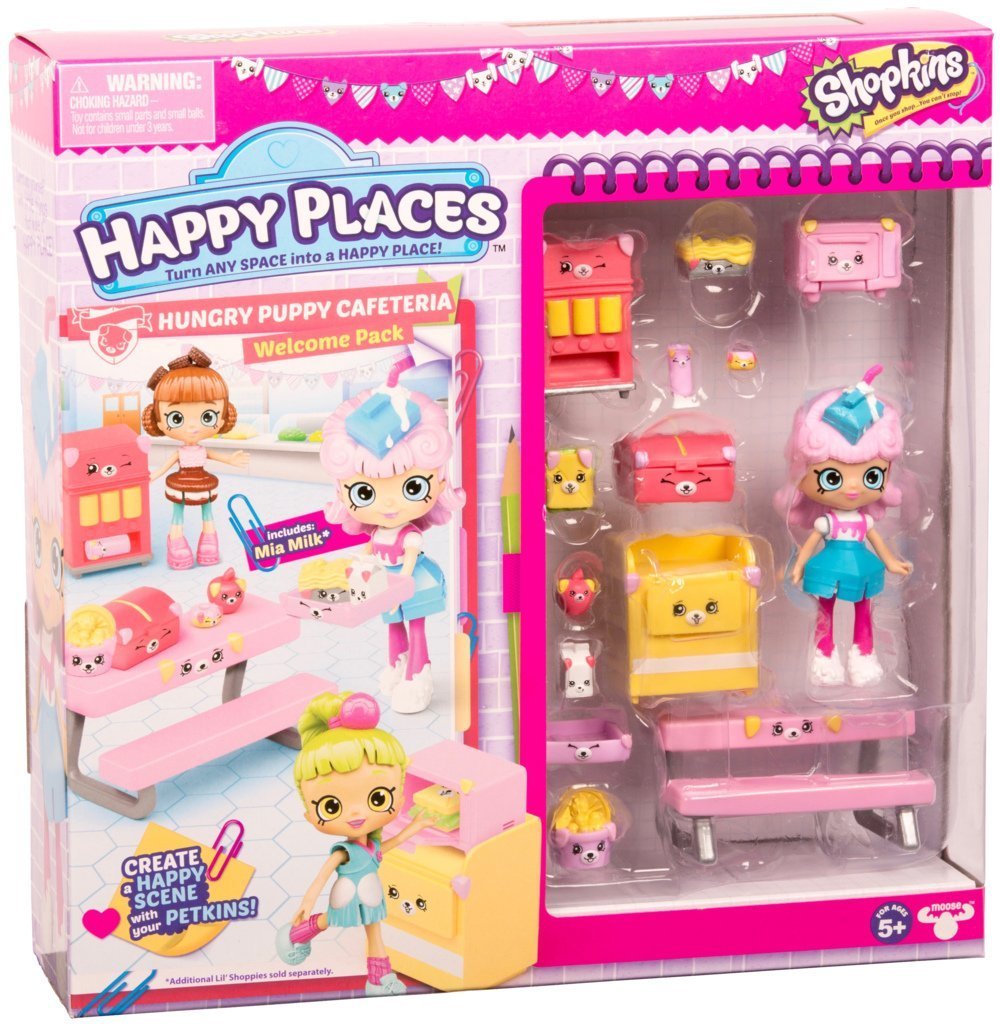 HAPPY PLACES S3 WELCOME PACK HUNGRY PUPPY CAFETERIA