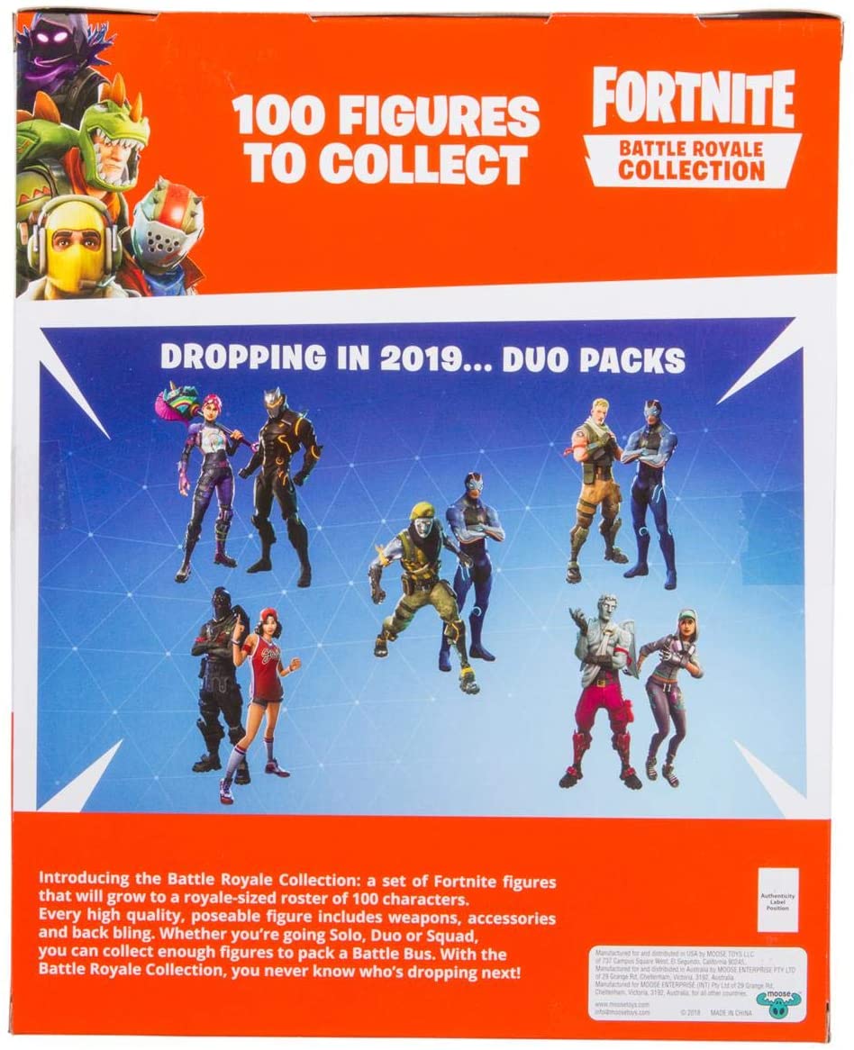 FORTNITE BATTLE ROYALE COLLECTION: SQUAD PACK (raptor, rust lord, rex, raven)