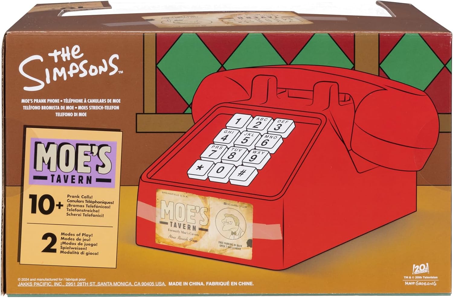 The Simpsons Moeâ€™s Prank Phone