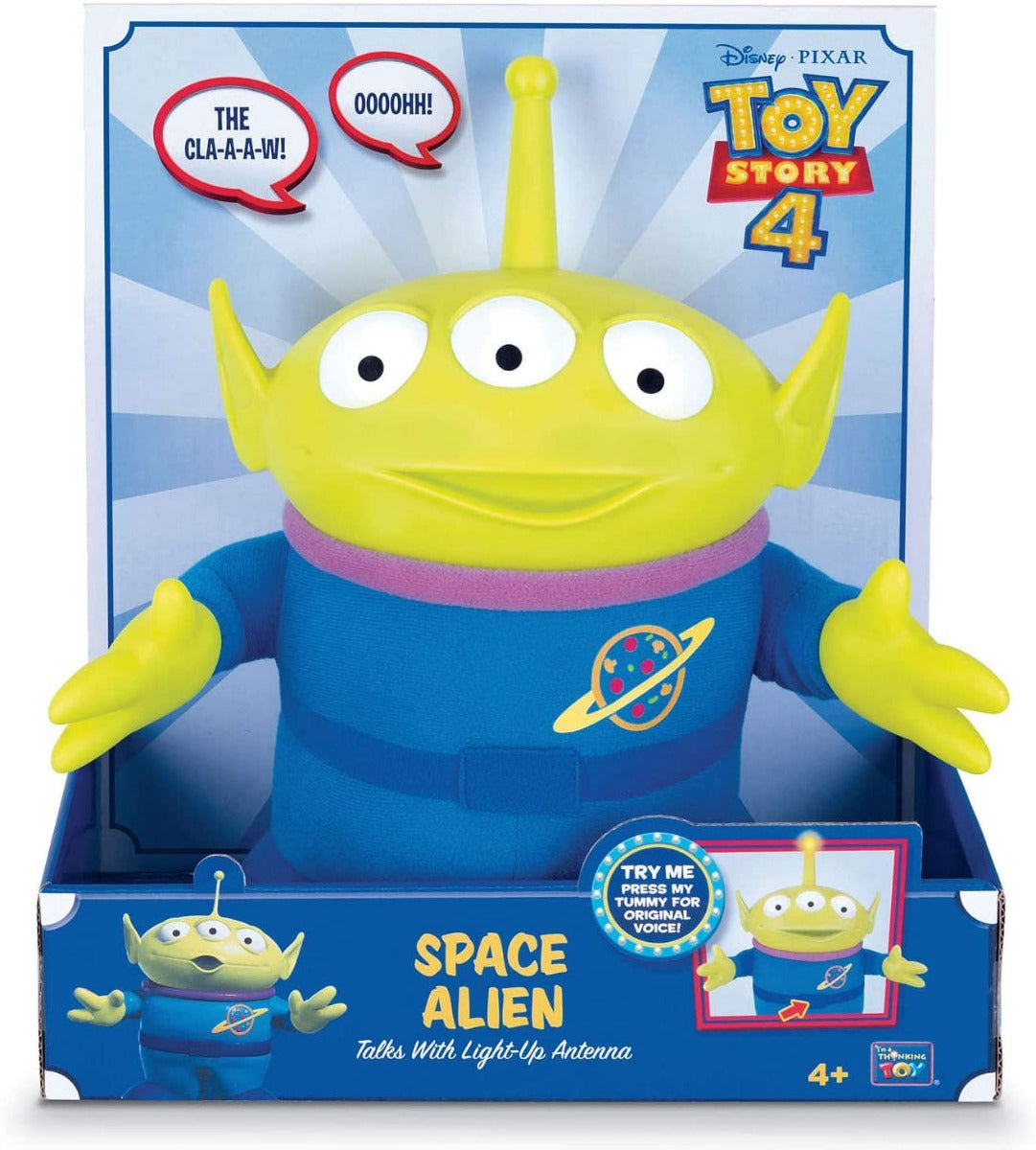 TOY STORY 4 SPACE ALIEN Talks With Light-Up Antenna