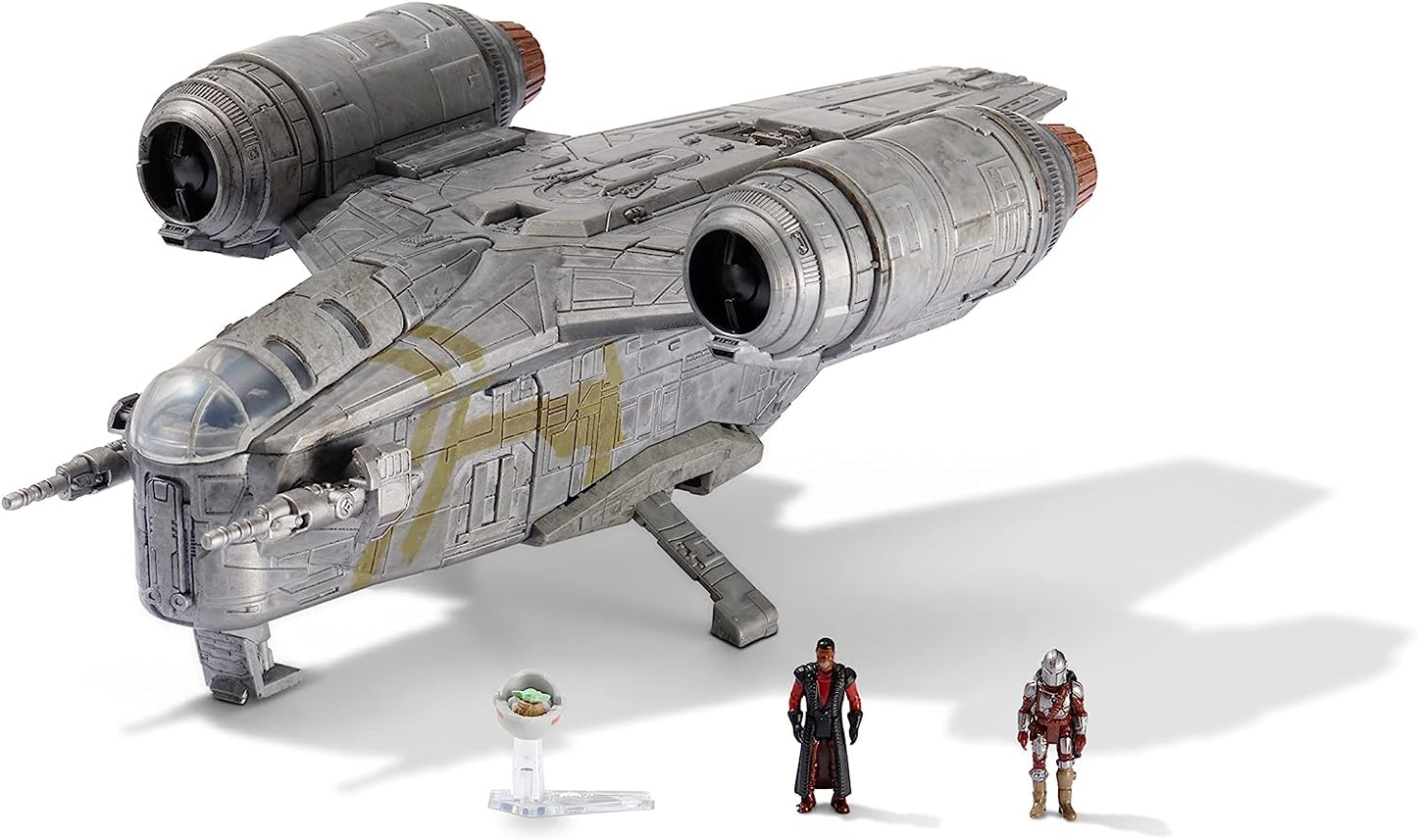 STAR WARS Deluxe Vehicle (8" Vehicle & Figure) Razor Crest W1
