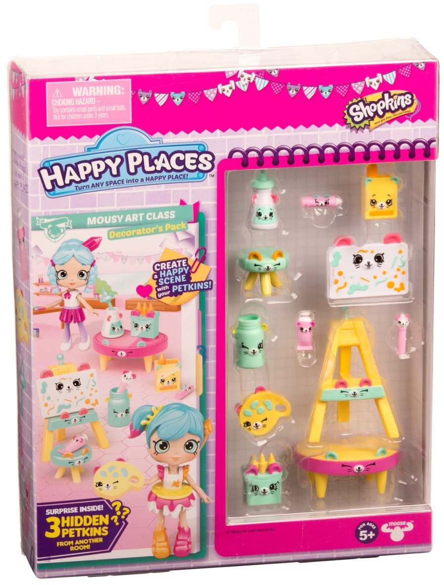 HAPPY PLACES S3 DECORATOR PACK MOUSY ART CLASS