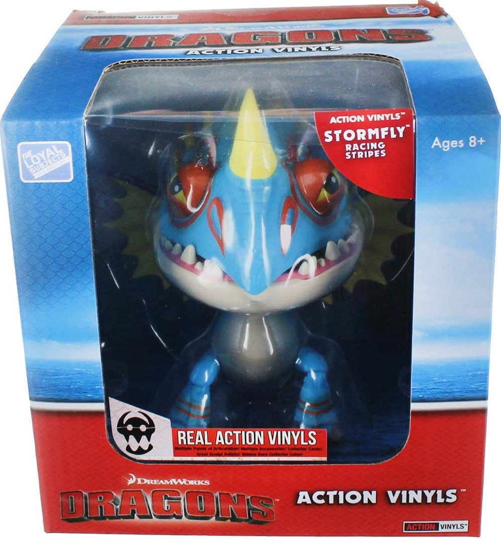 HTTYD DRAGONS W1 ACTION VINYLS 7" STORMFLY (RACING STRIPES)
