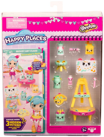 HAPPY PLACES S3 DECORATOR PACK MOUSY ART CLASS
