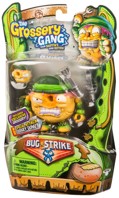 THE GROSSERY GANG S4 W1 BUG STRIKE ACTION FIGURE DODGEY DONUT