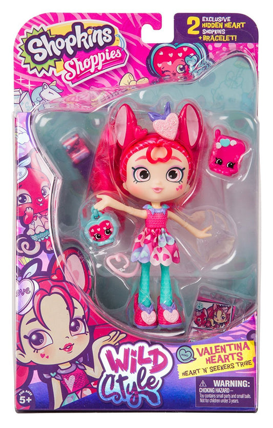 SHOPKINS SHOPPIES S9 WILD STYLE SINGLE PACK W2 VALENTINA HEARTS