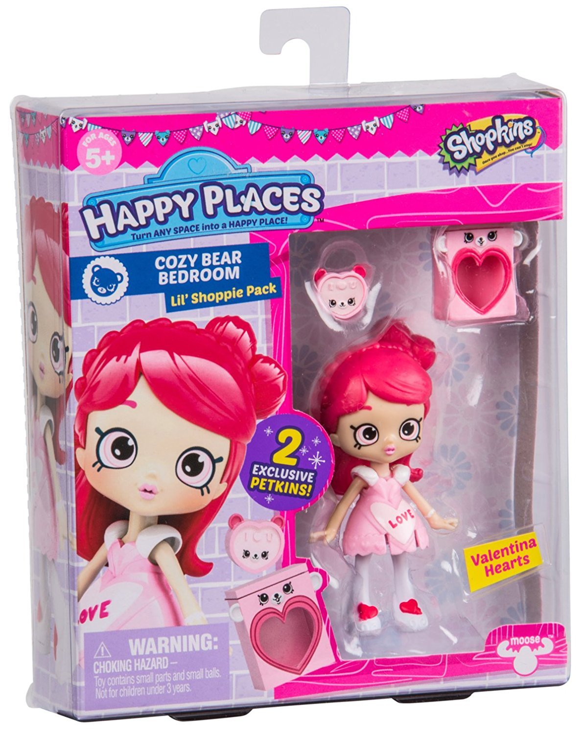 HAPPY PLACES S3 W2 DOLL SINGLE PACK VALENTINA HEARTS