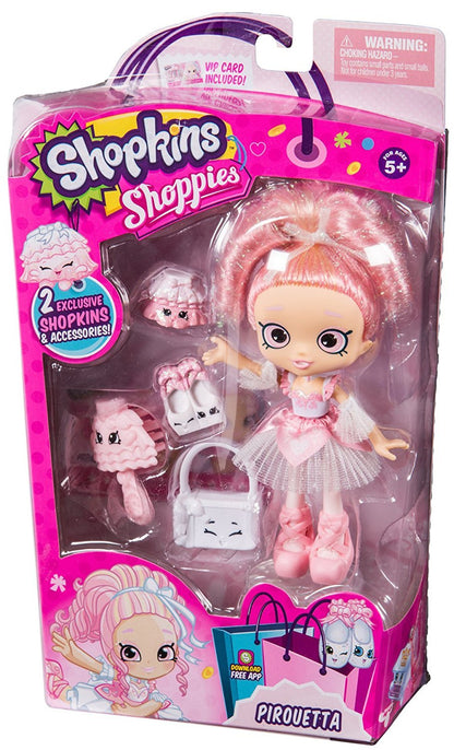 SHOPKINS SHOPPIES S3 (W3) SINGLE PACK PIROUETTA