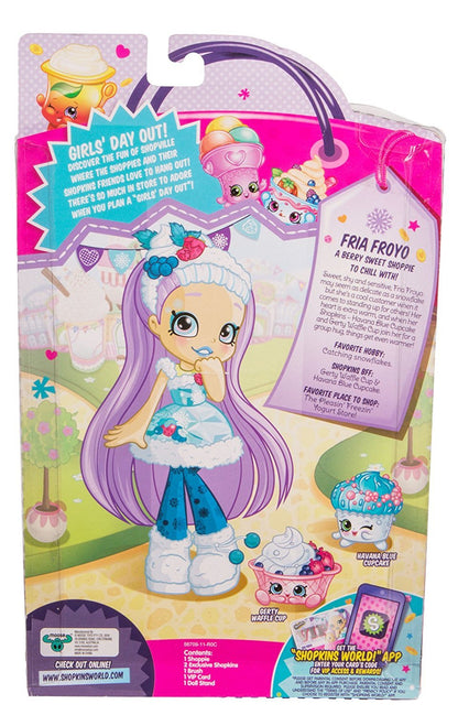 SHOPKINS SHOPPIES S4 SINGLE PACK W1 FRIYA FROYO
