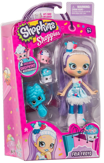 SHOPKINS SHOPPIES S4 SINGLE PACK W1 FRIYA FROYO