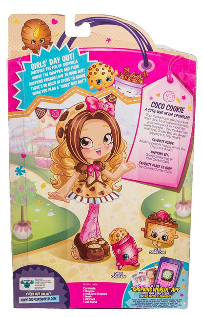 SHOPKINS SHOPPIES S4 SINGLE PACK W1 COCO COOKIE