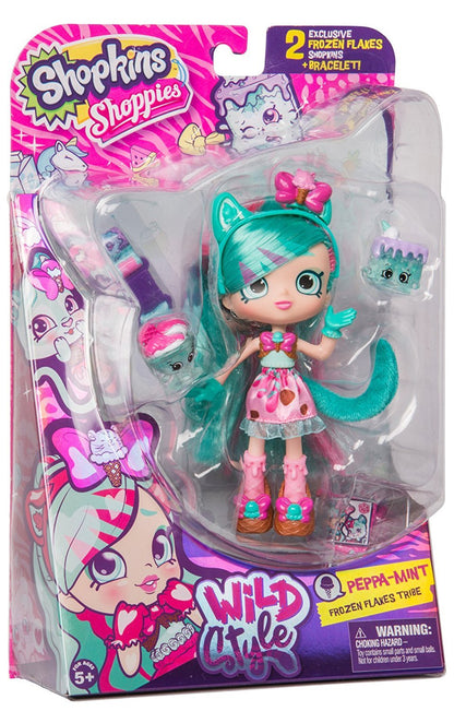 SHOPKINS SHOPPIES S9 WILD STYLE SINGLE PACK W2 PEPPA-MINT