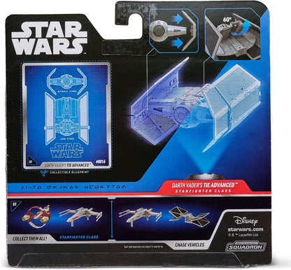STAR WARS Medium Vehicle (5" Vehicle & Figure) Darth Vader's Tie Advanced