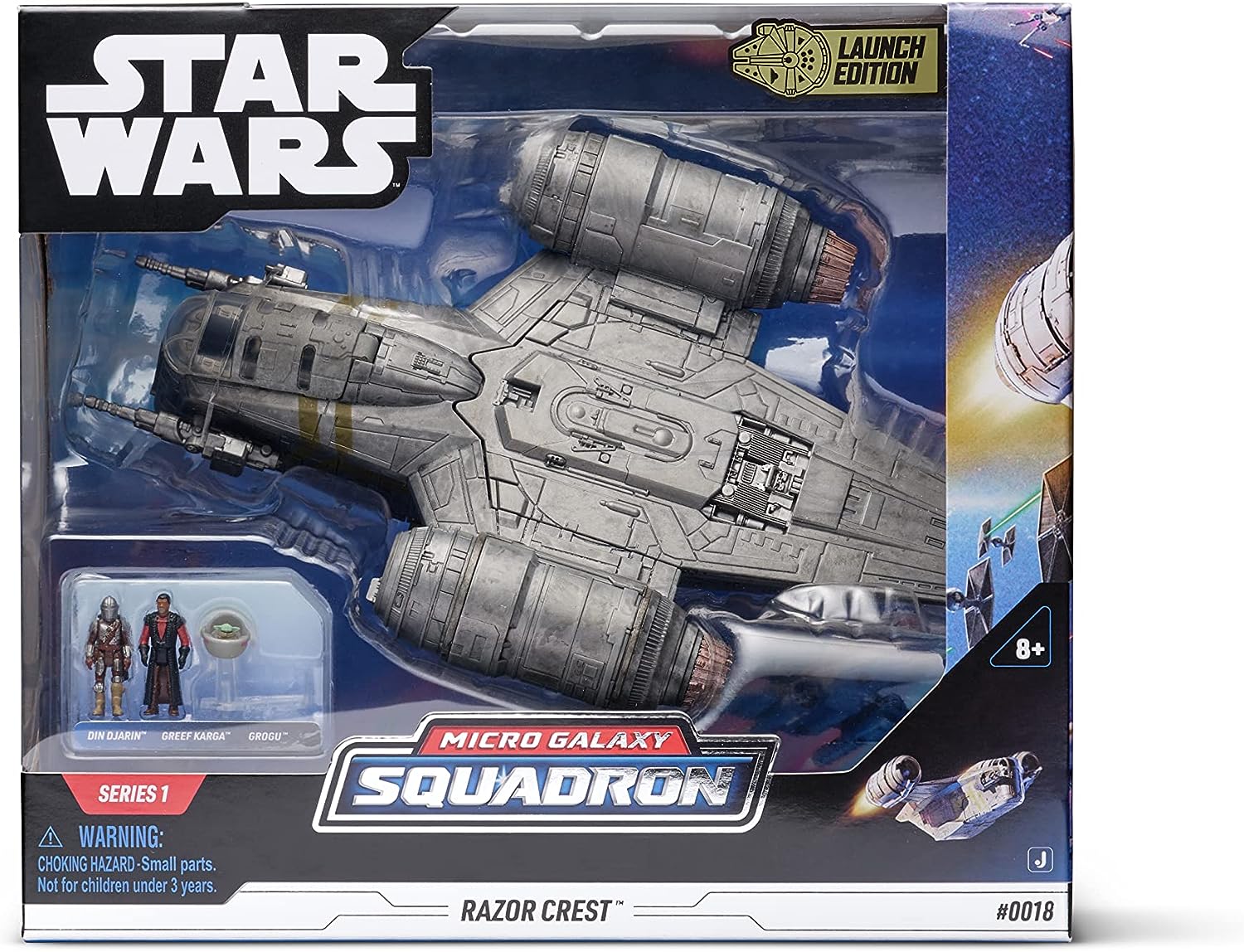 STAR WARS Deluxe Vehicle (8" Vehicle & Figure) Razor Crest W1