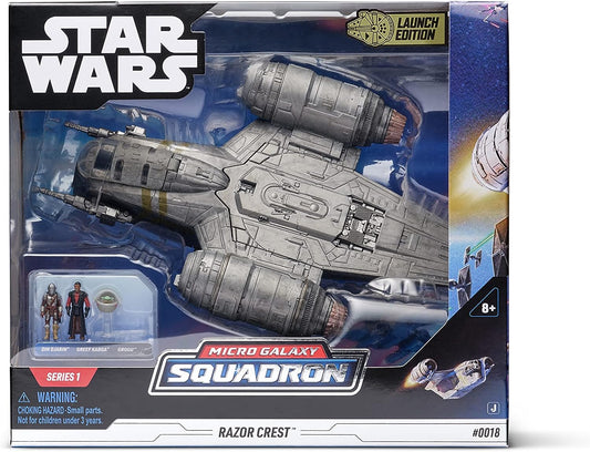 STAR WARS Deluxe Vehicle (8" Vehicle & Figure) Razor Crest W1