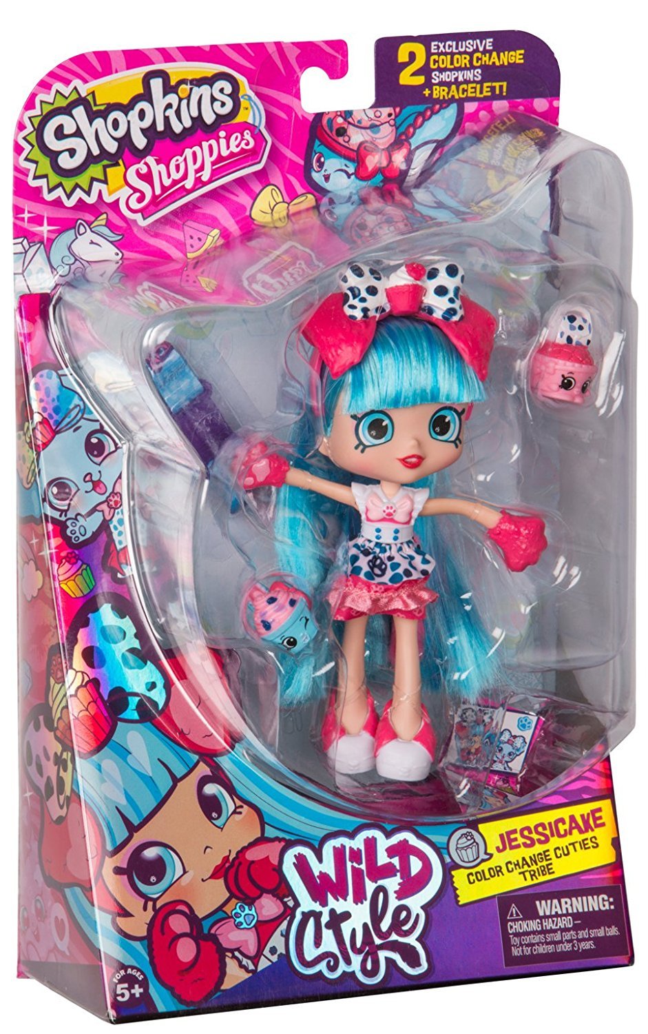 SHOPKINS SHOPPIES S9 WILD STYLE SINGLE PACK W1 JESSICAKE