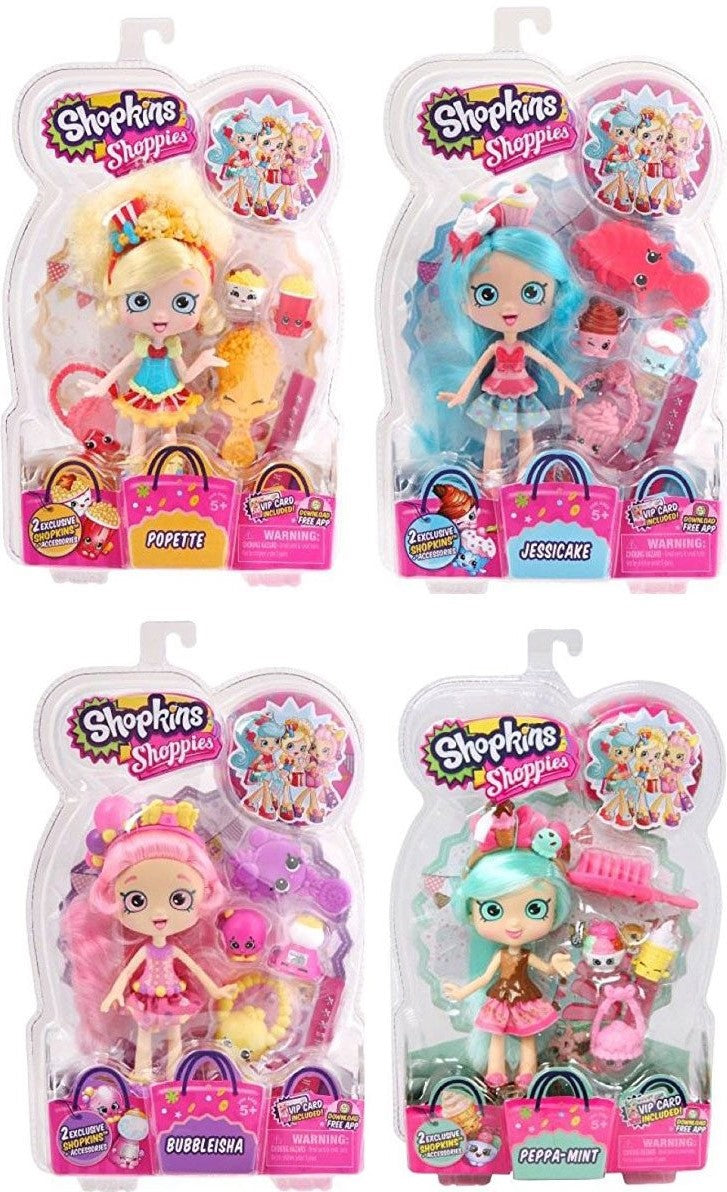 SHOPKINS SHOPPIES SINGLE PACKS COMPLETE SET