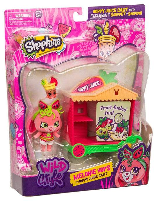 SHOPKINS SHOPPETS S9 WILD STYLE THEME PACK MELONIE HOPS