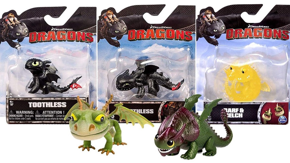 Dreamworks Dragons Mini Dragon Figures Set