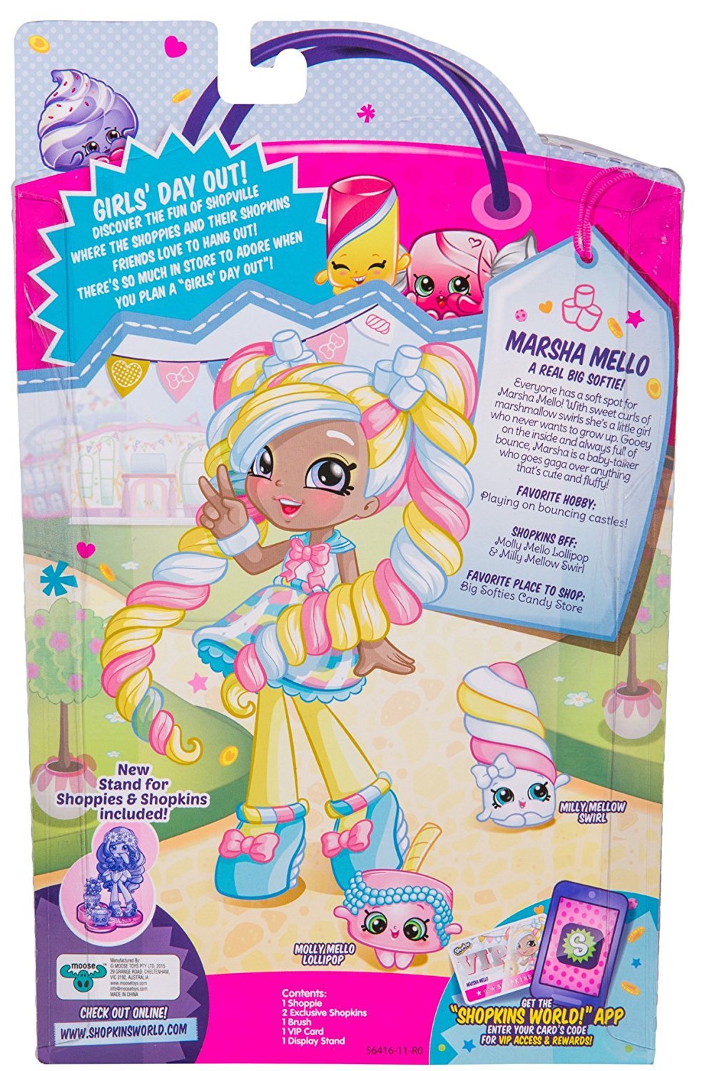SHOPKINS SHOPPIES S3 (W2) SINGLE PACK MARSHA MELLO