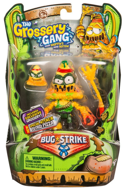 THE GROSSERY GANG S4 W1 BUG STRIKE ACTION FIGURE PUTRID PIZZA