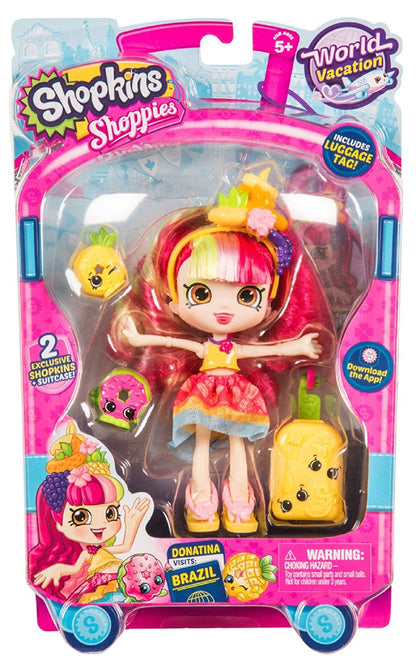 SHOPKINS SHOPPIES S8 W3 THEMED DOLL SINGLE PACK DONATINA