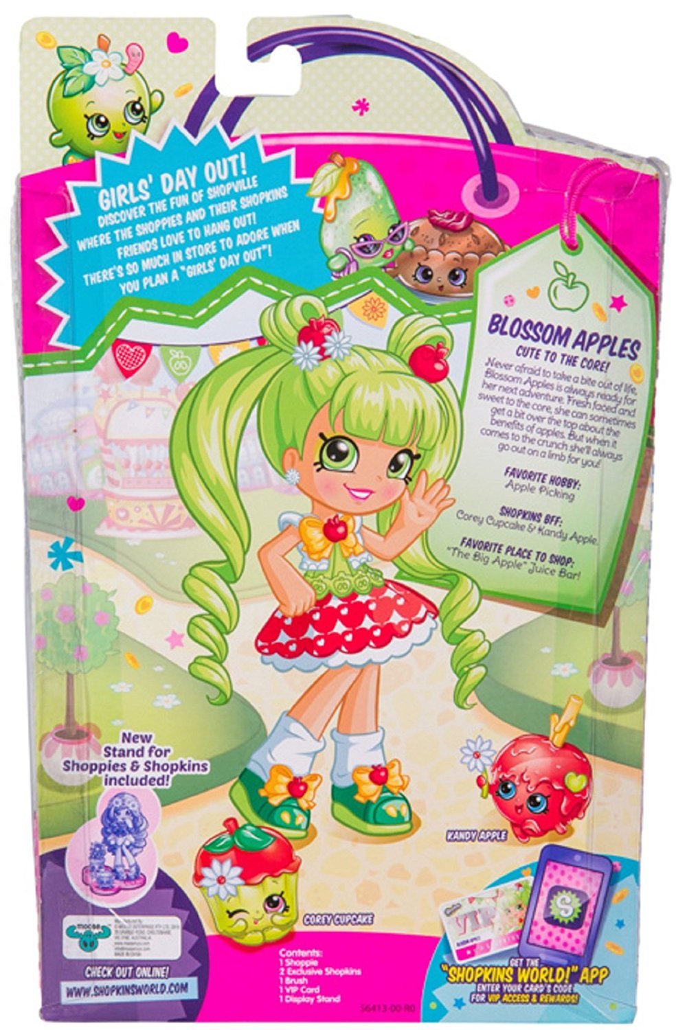 SHOPKINS SHOPPIES S3 (W3) SINGLE PACK BLOSSOM APPLES