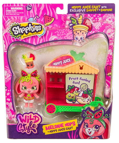 SHOPKINS SHOPPETS S9 WILD STYLE THEME PACK MELONIE HOPS