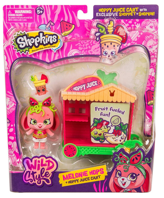 SHOPKINS SHOPPETS S9 WILD STYLE THEME PACK MELONIE HOPS